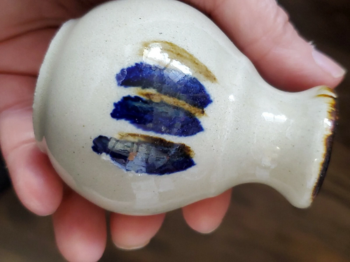 Vintage Small Ceramic Pottery Decorative Vase